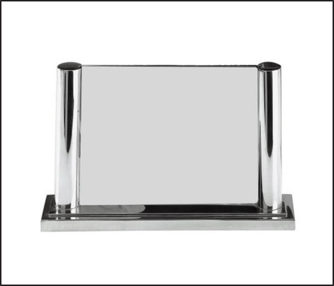 Silver-Plated Upright Photo Frame