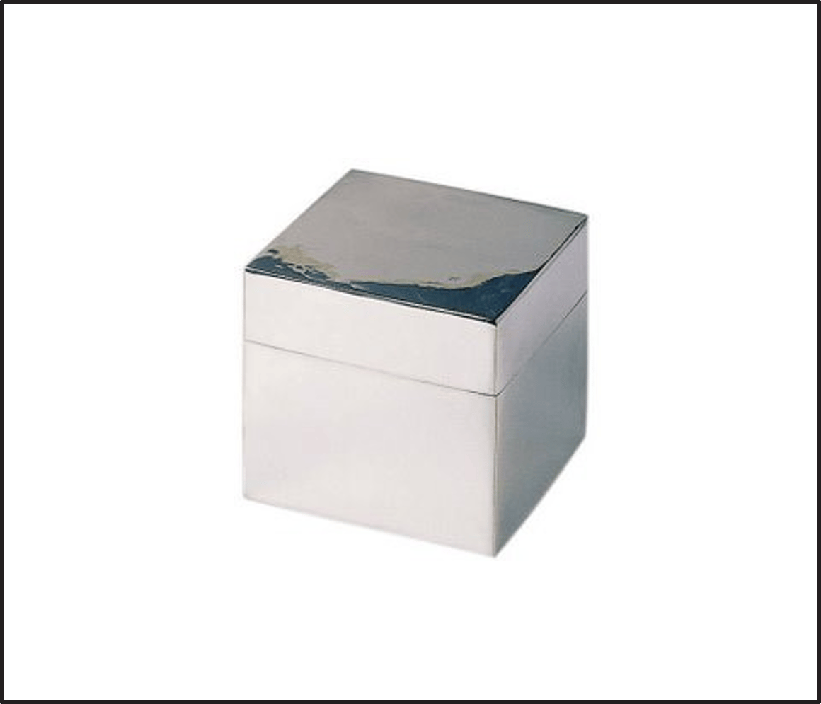 Nickel-Plated Box, 4x4x4