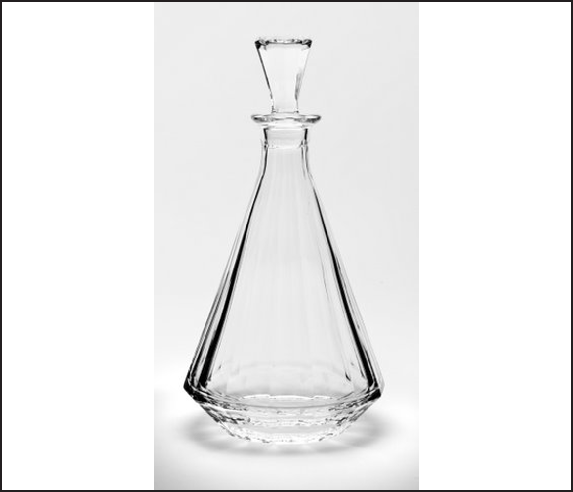 Atlantis Hand-Cut Lead Crystal Decanter